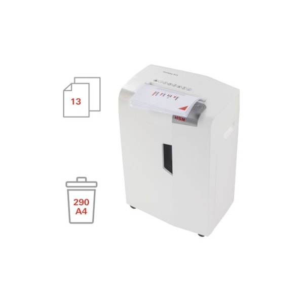 shedstar X13 dokumentmakulator, tværsnit: 4 x 37 mm vit/silver