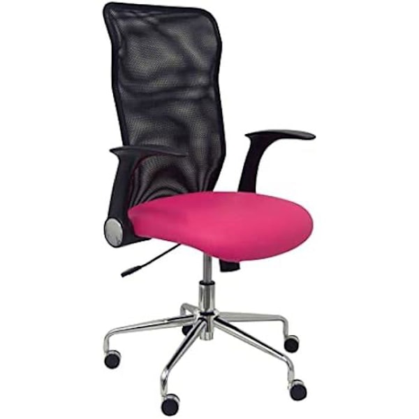 Ergonominen tuoli - PIQUERAS Y CRESPO - Pinkki - Verkkoselkäosa - Säädettävät käsinojat - 1 istuttava Rosa