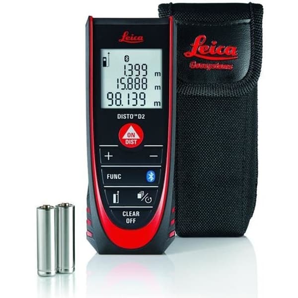 Leica laseretäisyysmittari Disto D2 100 m Bluetooth 837031