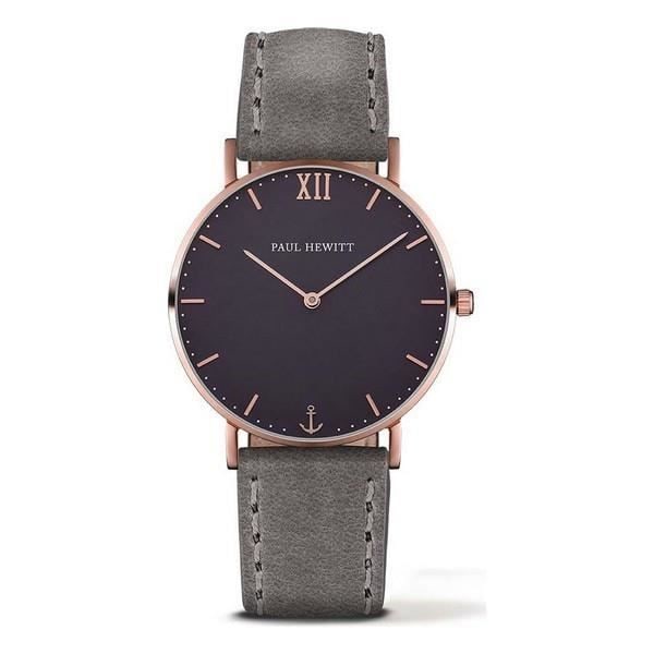 Ur - Paul Hewitt - PH-SA-R-ST-B-13S - Ø 39 mm - Læder - Kvarts - Unisex Grå, rosa, blå