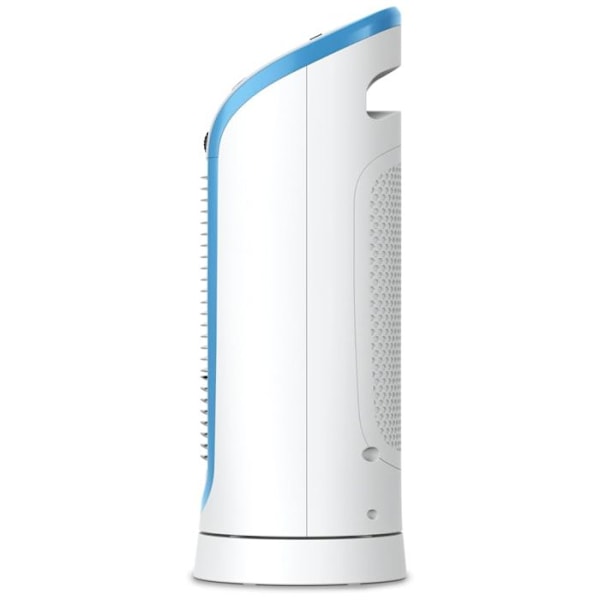 ROWENTA Tower ventilator, 3 hastigheder, 8 timers timer, Lydløs, Justerbart gitter, Automatisk svingning, Eole Compact VU6210F0 vitt och blått