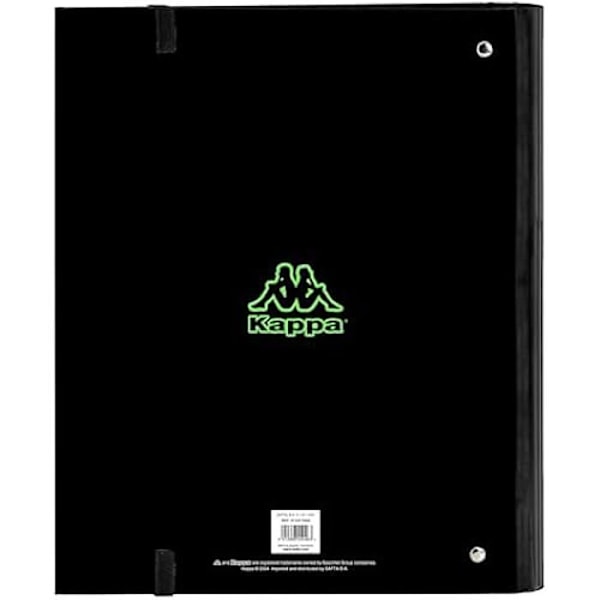 SAFTA KAPPA SORT ringbind - 4 ringe 35cm - 100 A4 ark - Barn - Sort sort