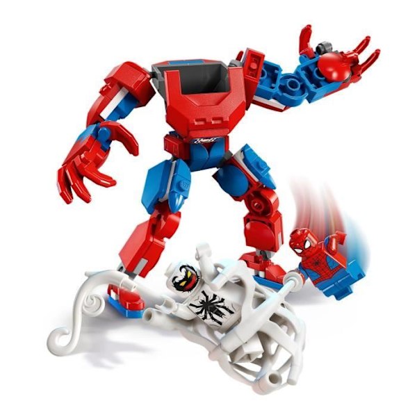 LEGO Marvel 76308 Spider-Manin robotti Anti-Venomia vastaan - Supersankaripeli 6-vuotiaasta alkaen Flerfärgad