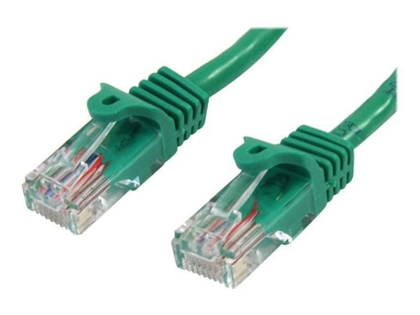 STARTECH 3m Hookless Cat5e UTP netværkskabel - Anti-Snag RJ45 Ethernet ledning - M/M - Grøn