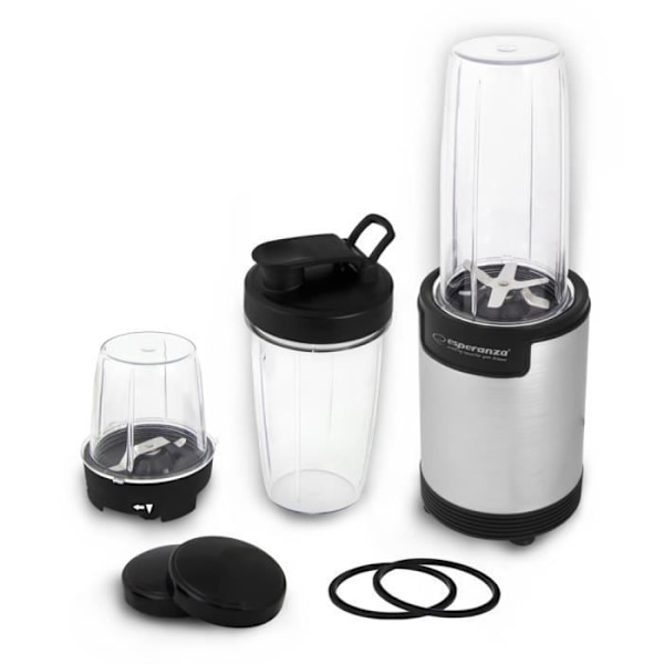 Blender - ESPERANZA - EKM030 NUTRI BOMB - 900W - 9 in 1 - Väri Harmaa