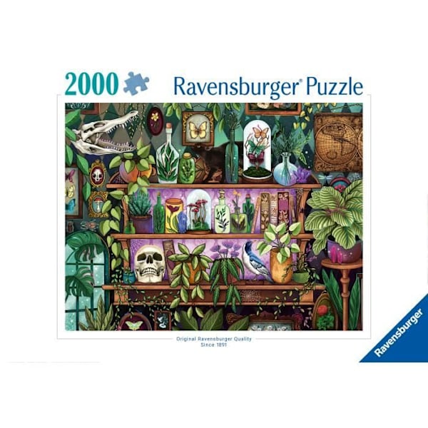 Puzzle med 2000 dele, Fra 14 år, Nips og troldmandsgenstande, Premium kvalitets-puzzle fremstillet i Europa, Planter, 12001416