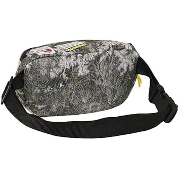 Safta Jurassic World Warning fannypack för barn - Grå - 23 x 9 x 14 cm - Bekväm och mångsidig grå