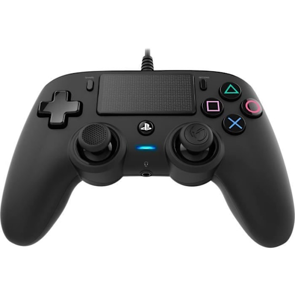 NACON musta langallinen ohjain Playstation 4:lle sort
