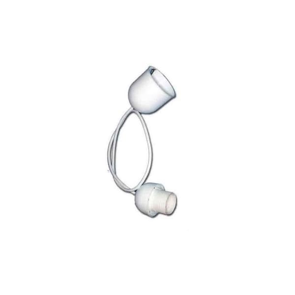Riippuvalaisin - EDM - E44310 - Valkoinen - E27 kanta - 1 metri Vit