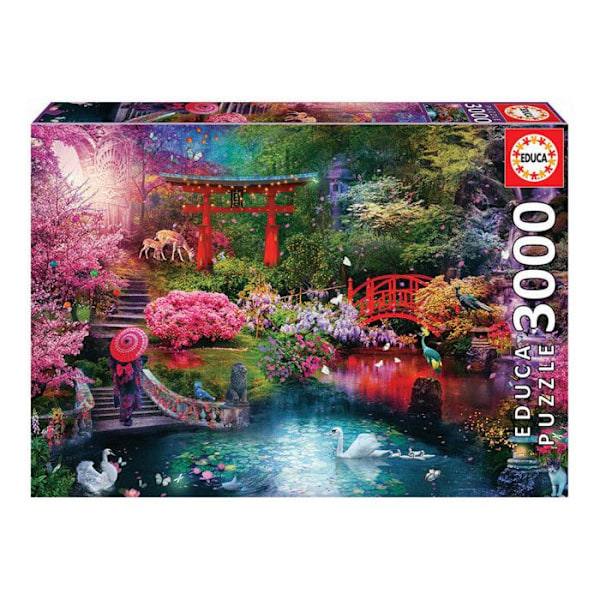 Puslespil 3000 brikker: Japansk Have
