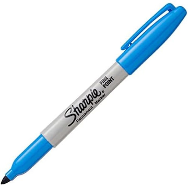 Tussit - SHARPIE - 94327 - 12 kpl sarja - Hieno kärki 1,0 mm - Monivärinen - Pyyhimätön mångfärgad