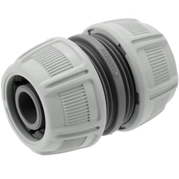 GARDENA haveslangereparatør egnet til Ø19mm slange - Power Grip - 5 års garanti grå