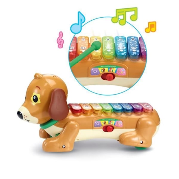 VTECH ELTON, MIN RULLANDE XYLOFON Flerfärgad