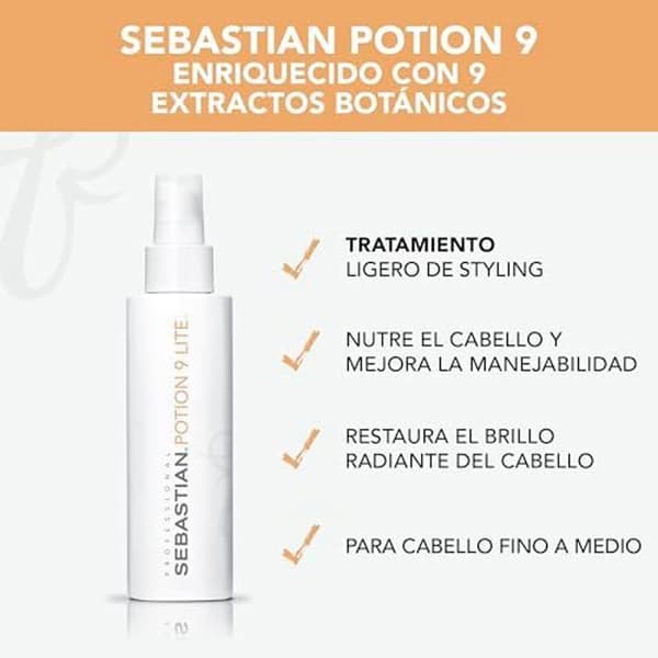 Hårbehandling - SEBASTIAN - Potion 9 Lite - 150 ml - Let hydrerende - Alle hårtyper
