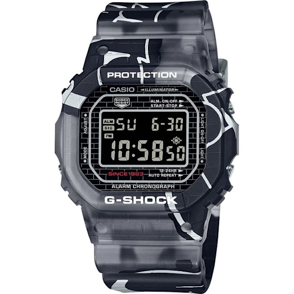 Casio Watch - Unisex - DW-5000SS-1ER - Flerfärgad - Plast Flerfärgad