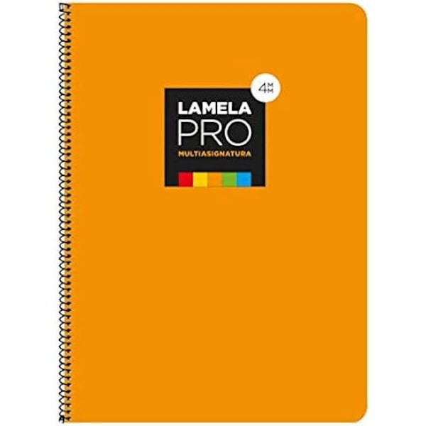 Notebook - REDAKTIONELL LAMELA - Flerfärgad - 100 paneler - A4-format - 5 enheter 5 olika grundfärger