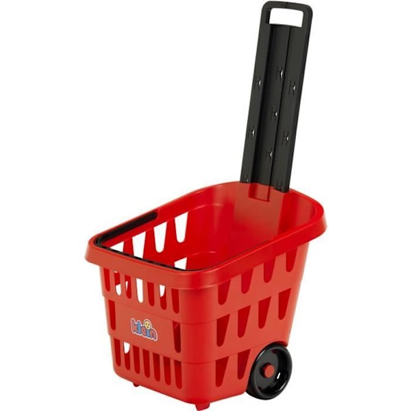 My Market - KLEIN - 7248 - Pyörällinen ostoskärry - Alkaen 2 vuotta röd svart