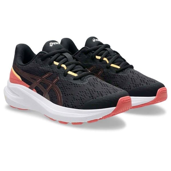Løbesko - ASICS - GT-1000 13 GS - Sort/Rød - Åndbart mesh - Neutral støtte Sort 35 1/2