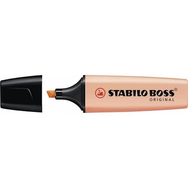 Kohokuvaaja - STABILO - BOSS ORIGINAL - 10 kpl - Persikkasävy - 19 väriä saatavilla 19 färger, varav 10 pastellnyanser