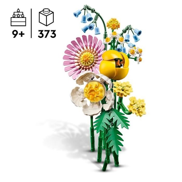 LEGO Botanisk 10347 Liten solig bukett, Konstgjorda blommor, från 9 år Pastell