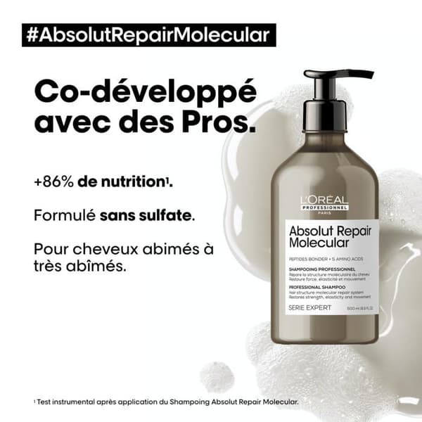 L'Oréal Professionnel Paris - Absolut Repair Molecular - 300ml, 500ml, 1,5L 500 ml