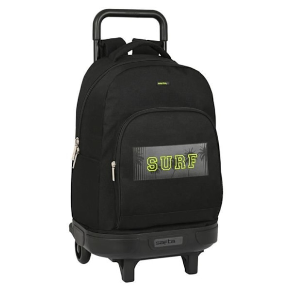 Safta Surf taske med sort hjul (33 x 45 x 22 cm)