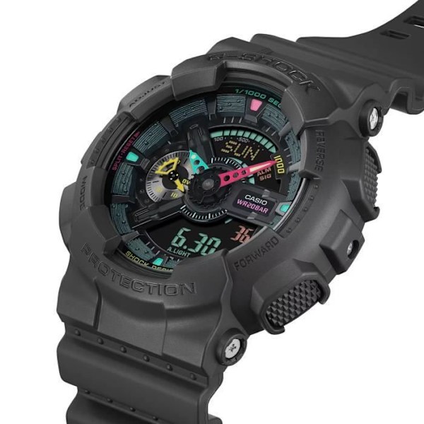 Casio Ur - Herrer - GA-110MF-1AER - Vandtæt 20 Atm - Dobbelt display Svart