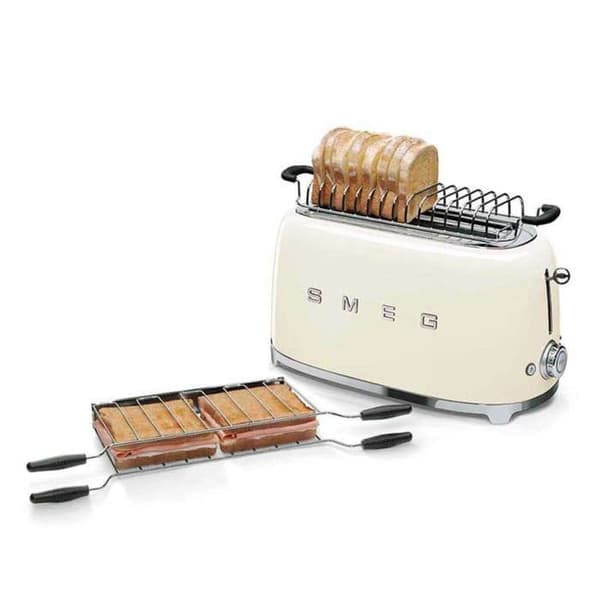 Smeg 2-slice leivänpaahdin 1500w valkoinen - TSF02WHEU