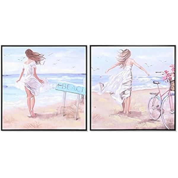 Maalaus - DKD HOME DECOR - Estándar - Monivärinen - 83 x 3,5 x 83 cm - Sisustus