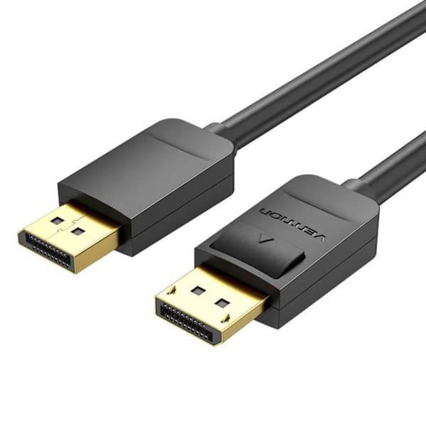 DisplayPort-kabel - VENTION - 1,5 m - Sort - DisplayPort-interface