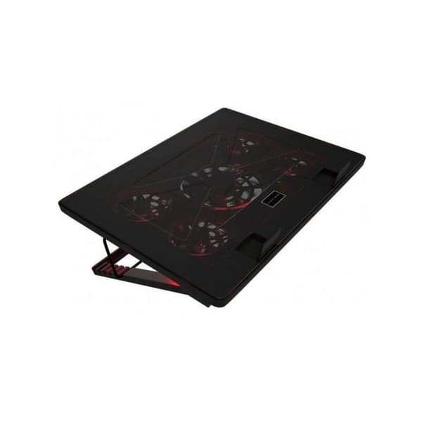 MARS GAMING MNBC2 Køletaske til bærbar computer 17.3" 120 mm-70 mm sort, rød