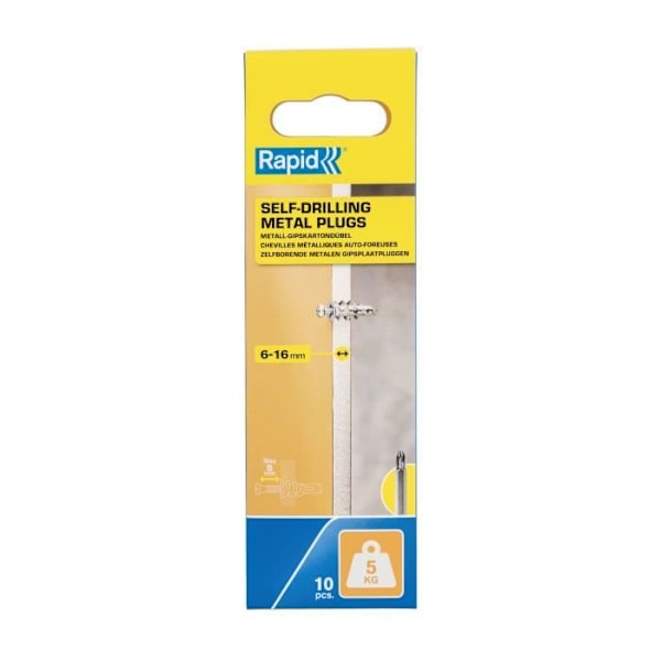 Läpipainopakkaus 10 kpl itseporautuva ruuvi m13x31 ø4 5001558 rapid