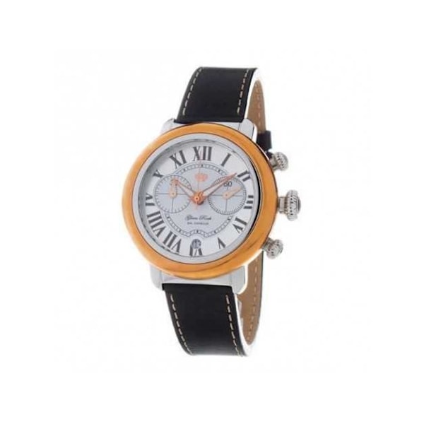 Dameur - Glam Rock - GR77123 - Ø 40 mm - Læder - Vandtæthed 10 Atm Vit