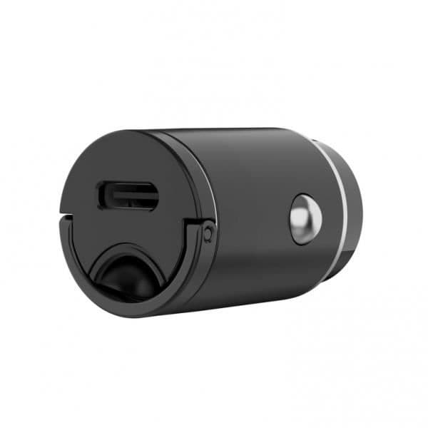Biloplader - Celly - CCMINIUSBCBK - USB-C - 30W - Sort Sort