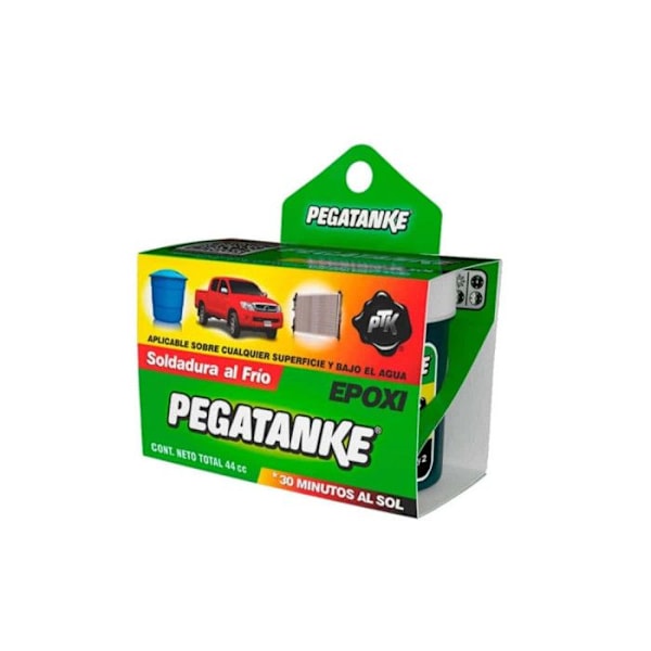 PEGATANKE Tokomponent Epoxy Lim Sort 44GR Svart