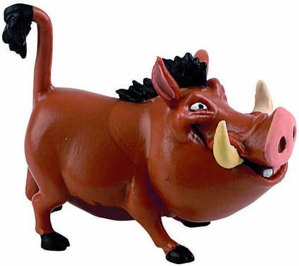 Leijonakuningas - Pumba-hahmo Multifarvet