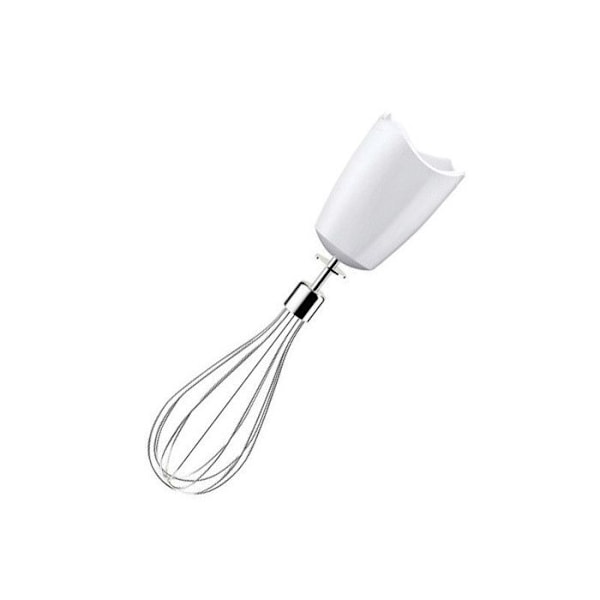 Aftageligt hvidt piskeris i rustfrit stål til Braun Multiquick - MQ300, MQ500, MQ7, MQ9