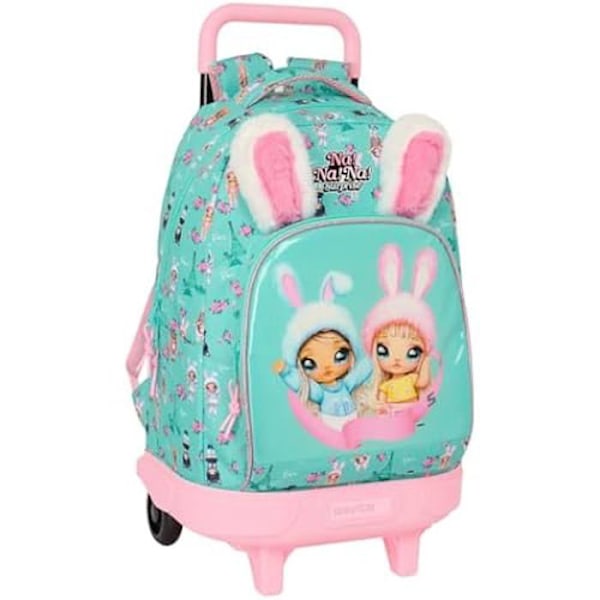 Pyörällinen reppu - SAFTA - NANANA BUNNY - Kompakti - Mukava - Ihanteellinen lapsille