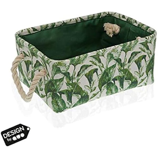 Korg - VERSA - Tropisk - Flerfärgad - Textil - 23x29x30 cm mångfärgad