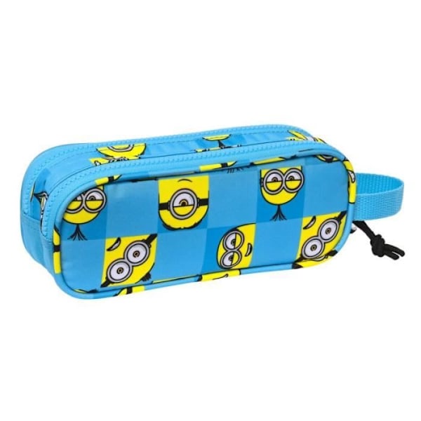 Skolepenalhus - Minions - Minionstatic - Blå - 300D polyester - 21 x 8 x 6 cm Blå