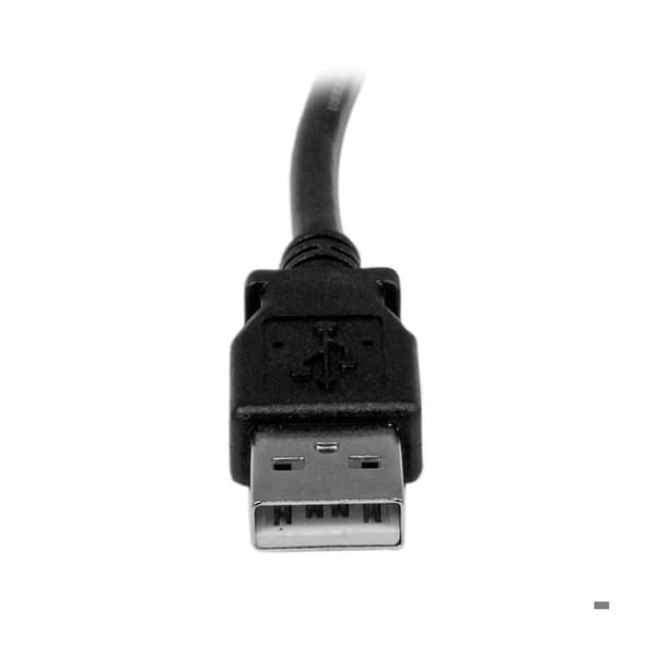 STARTECH USB 2.0 Type A - USB Type B Vasen kulmassa oleva uros-/uroskaapeli - 2 m