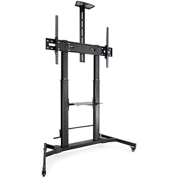 ZEUS gulvstativ med hjul til 60"-100" skærme - TOOQ FS20400HM-B Sort
