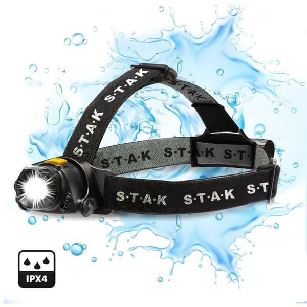 Pääkypärä - KAIZER - 10W - 900 lumens - Lataus USB - IPX4