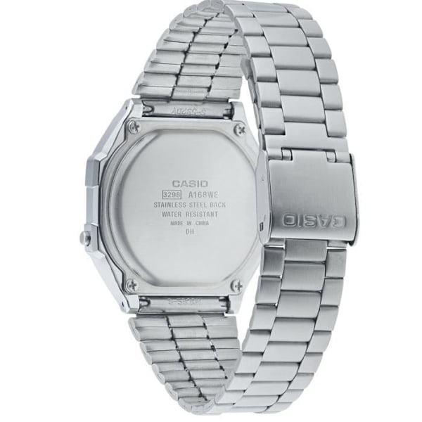 Ur - Casio - A168WEHA-9AEF - Rustfrit stål - Digital - Vandtæt 3 bar Silver, Flerfärgad