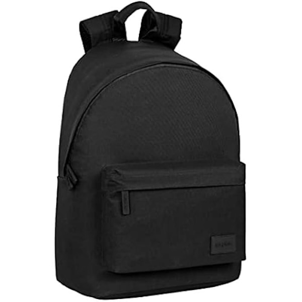 Safta 14,1" bærbar rygsæk BASIC SORT, Sort, Estándar, Casual Svart