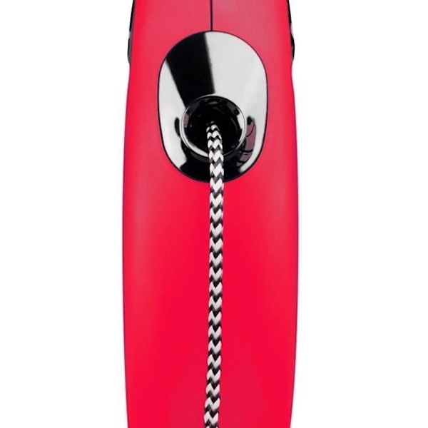 Talutin Uusi Classic S johto 5 m punainen Flexi CL10C5-251-R-20 Rød og sort