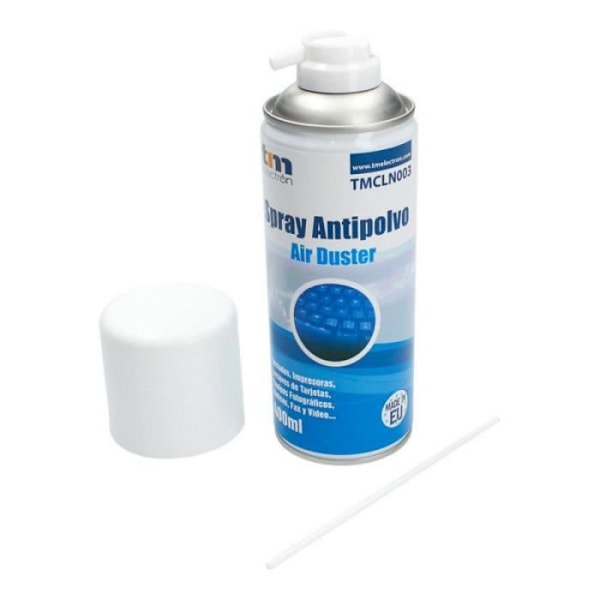 Støvspray - DCS - 400ml - Støvgas - Gratis levering - Hvid