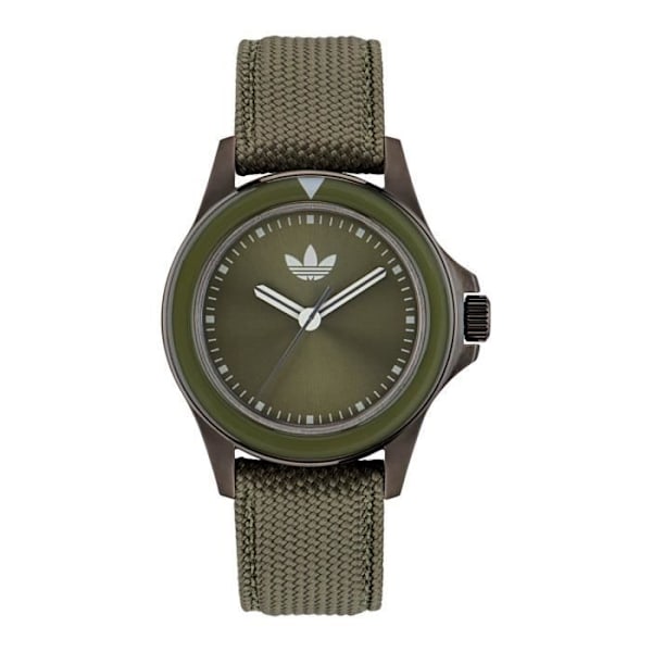 Adidas Originals Klocka - AOFH23017 - Grön Tyg - 44mm - 5 bar Grön