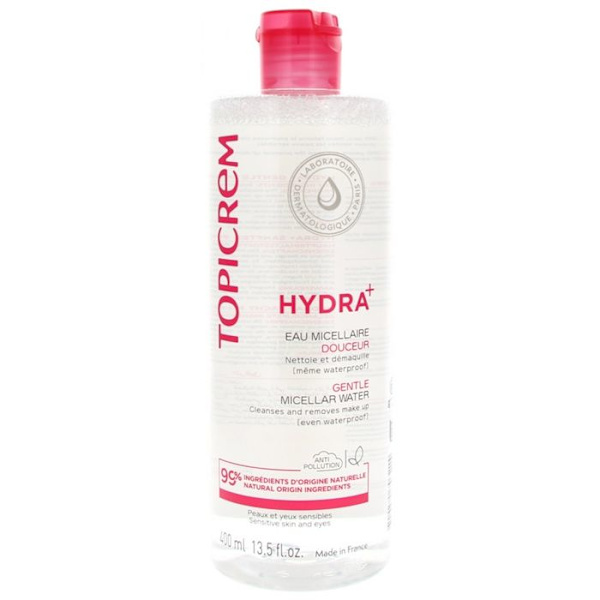 Mikellervand - Topicrem - Blødhed - 400ml - Uden parabener - Hypoallergenisk