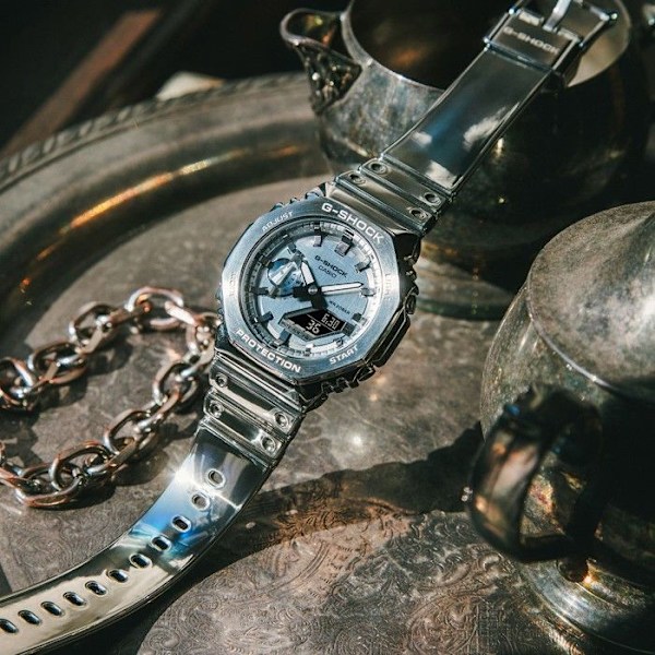 Klocka - Casio - GM-2100YM-8AER - Silver Plast - 44 mm - Vattentålig 20 bar Pengar